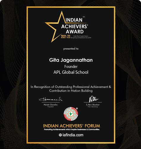Outstanding Professional Achievement Award
